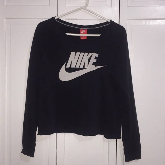 Raw Hem Nike Crew Neck